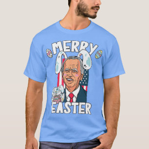 Merry Easter Biden with Cute Bunny Ears T-Shirt