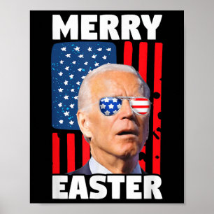 Merry Easter President 4th Of July American Poster