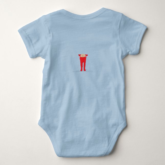 Merry Elf'n Christmas T-Shirt Baby Bodysuit (Back)