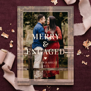 Merry & Engaged Personalised Photo Engagement