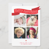 MERRY EVERYTHING BANNER 4 photo instagram squares