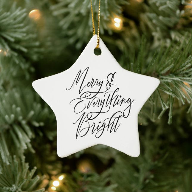 Merry & Everything Bright Ceramic Tree Decoration (Tree)