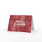 Merry Everything Calligraphy Red Snowflake