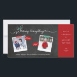 Merry Everything Chalkboard Mistletoes Christmas Holiday Card<br><div class="desc">Designed by fat*fa*tin. Easy to customise with your own text,  photo or image. For custom requests,  please contact fat*fa*tin directly. Custom charges apply.

www.zazzle.com/fat_fa_tin
www.zazzle.com/color_therapy
www.zazzle.com/fatfatin_blue_knot
www.zazzle.com/fatfatin_red_knot
www.zazzle.com/fatfatin_mini_me
www.zazzle.com/fatfatin_box
www.zazzle.com/fatfatin_design
www.zazzle.com/fatfatin_ink</div>