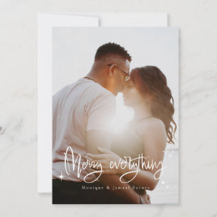 Merry Everything Family Christmas Holiday Card