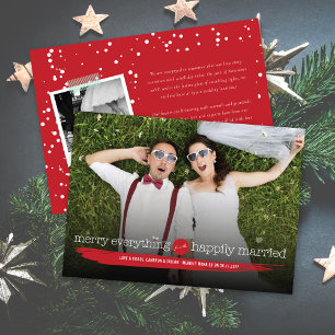 Merry Everything From The Happily Married Photo Holiday Card
