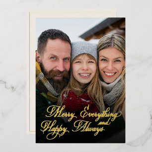 Merry Everything Happy Always Overlay Photo