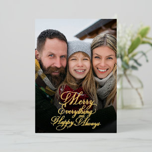 Merry Everything Happy Always Overlay Photo