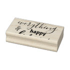 Merry Everything & Happy Always Rubber Stamp