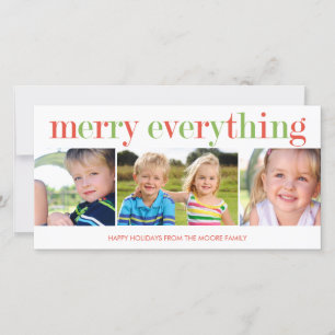 Merry Everything Holiday Photo Card