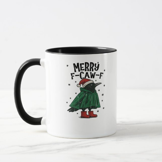Merry F-Caw-F Essential Minimal Clean Mug (Left)