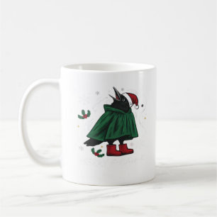 Merry F Caw F Funny Graphic Style Coffee Mug