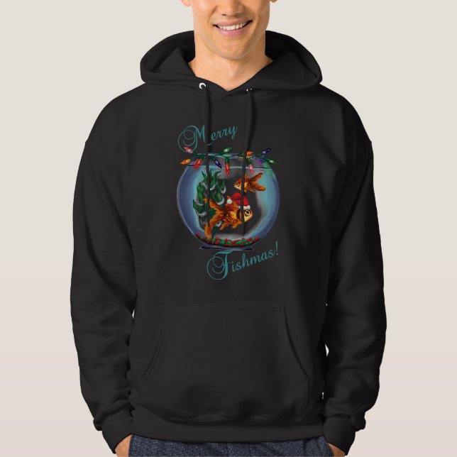 Merry Fishmas 347 Hoodie (Front)