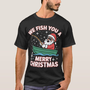 Merry Fishmas Bass Fishing Ugly Christmas Sweater