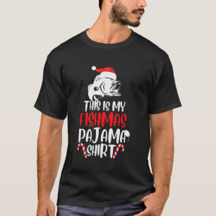 Merry Fishmas Christmas Pajama T-Shirt