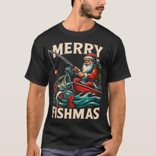 Merry Fishmas Funny Christmas Fish T-Shirt