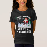 Merry Fishmas Funny Fish Fishing Fisherman Xmas