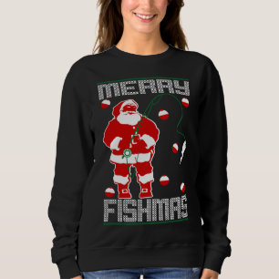 Merry Fishmas Santa Sweatshirt