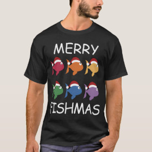 Merry Fishmas Ugly Christmas Sweater Funny Fishing