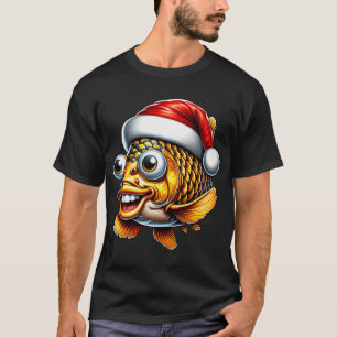 Merry Fishmas Ugly Christmas Sweater Funny Fishing