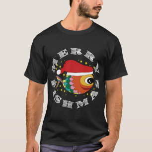 Merry Fishmas Ugly Christmas Sweater Funny Fishing