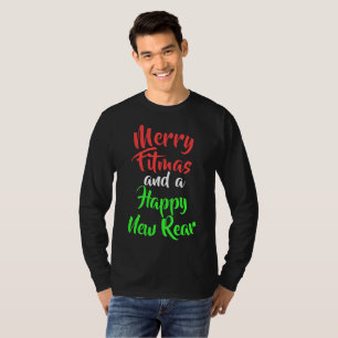 Merry Fitmas and a Happy New Rear T-Shirt