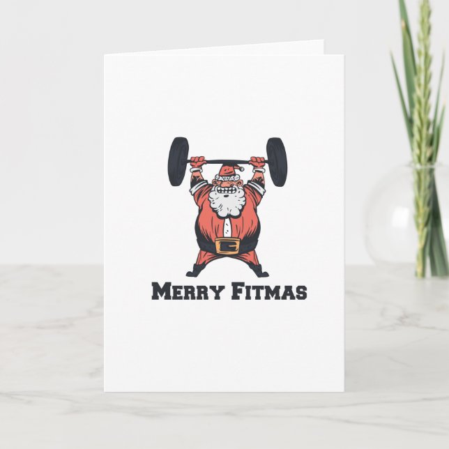 Merry Fitmas Card (Front)
