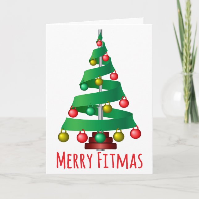 Merry Fitmas Holiday Card (Front)