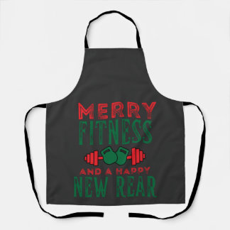 Merry Fitness And A Happy New Rear Fun Workout   Apron
