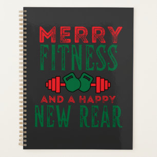 Merry Fitness And A Happy New Rear Fun Workout Planner