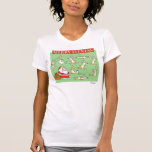 Merry Fitness exercise reindeer by Sandra Boynton T-Shirt<br><div class="desc">All nine of Santa's reindeer commit to a strenuous workout regimen,  in preparation for their marathon Christmas Eve journey. A Sandra Boynton classic design from 1977,  updated by her for a new generation. The text on the shirt reads "The keys to success are purpose,  commitment,  preparation,  and focus."</div>