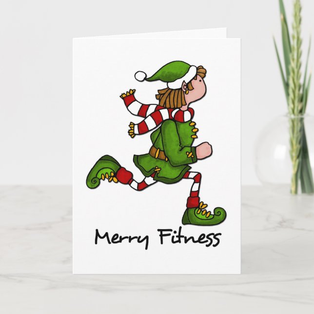 merry fitness holiday card (Front)