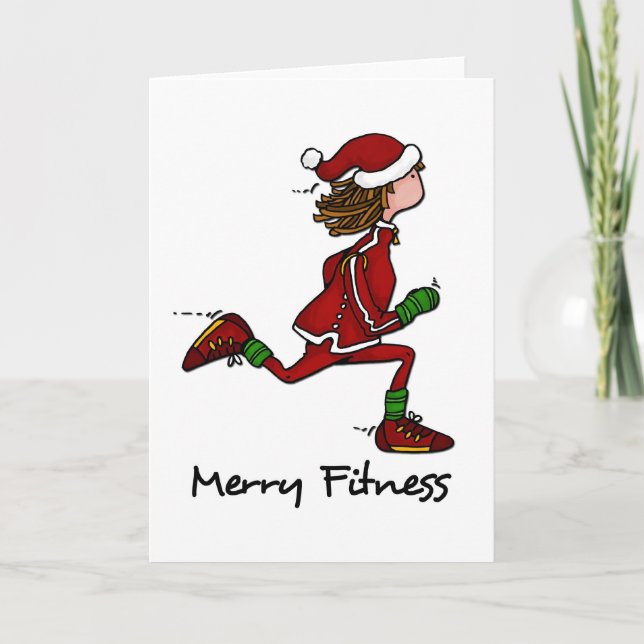 merry fitness holiday card (Front)