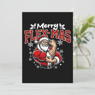 Merry Flex-mas! Super Santa is here! Invitation
