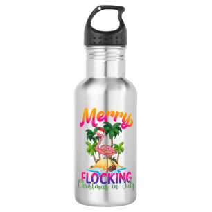 Merry Flocking Christmas   Christmas in July 532 Ml Water Bottle