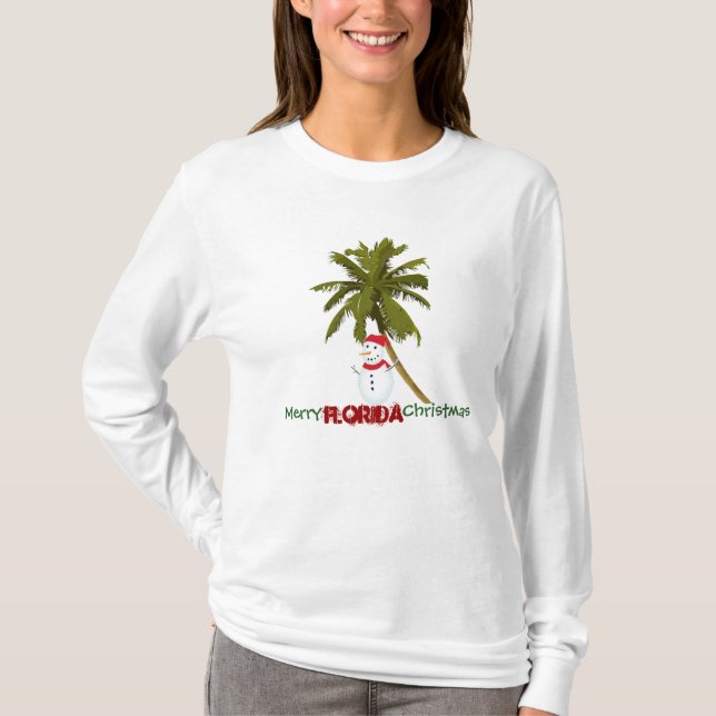Merry Florida Christmas T-Shirt (Front)