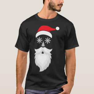 Merry Funny Christmas Santa Hat Xmas Family Christ T-Shirt