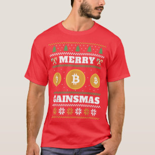 Merry Gainsmas Bitcoin Ugly Christmas Sweater