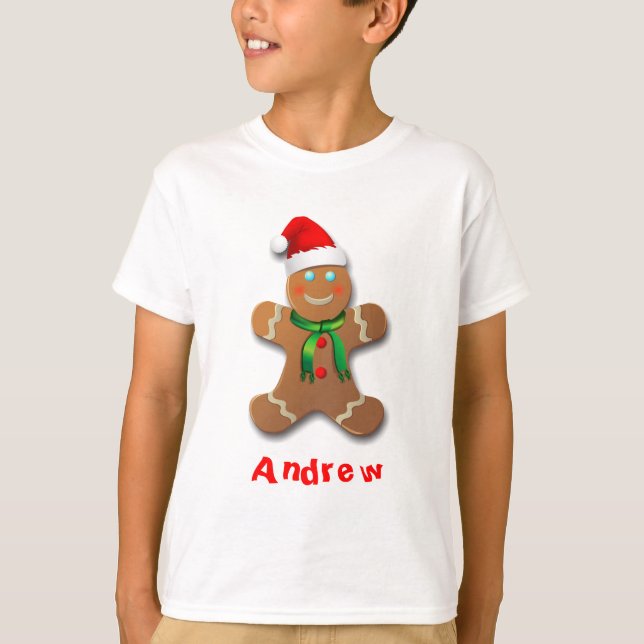 Merry Gingerbread Man T-Shirt (Front)