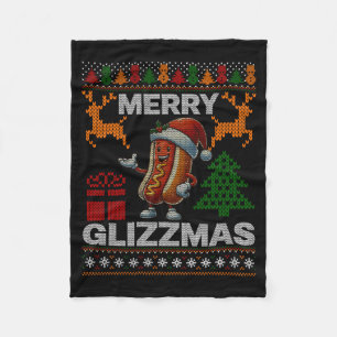 Merry Glizzmas -christmas Glizy Matching Family Ug Fleece Blanket