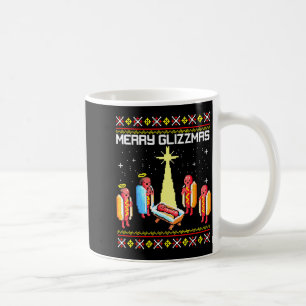 Merry Glizzmas Tacky Funny Merry Christmas Hotdogs Coffee Mug