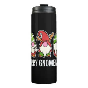 Merry Gnomemas Christmas Decorator Gift Thermal Tumbler