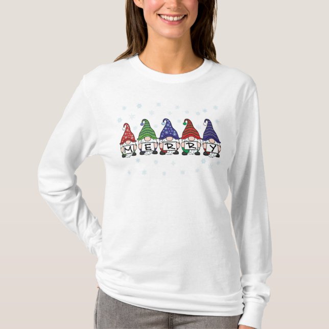 Merry Gnomes T-Shirt (Front)