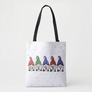 Merry Gnomes Tote Bag