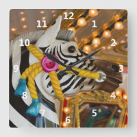 Merry-Go-Round Carousel Ride Zebra Horse