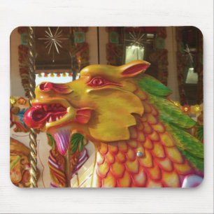 Merry-go-round Dragon Mouse Pad