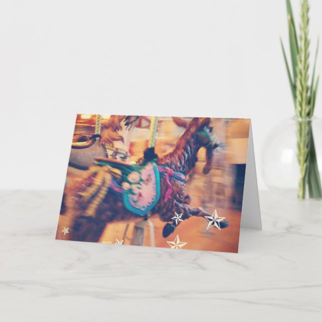 Merry Go Round Goat Card (Front)