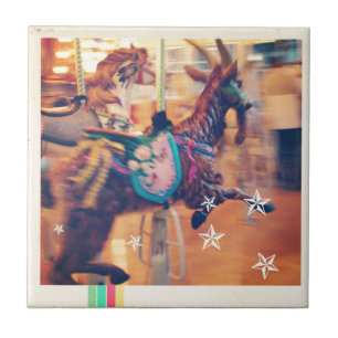 Merry Go Round Goat Tile