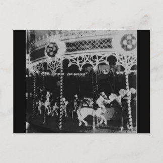 Merry Go Round Holiday Postcard