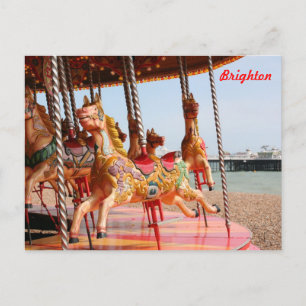 Merry-go-round Postcard
